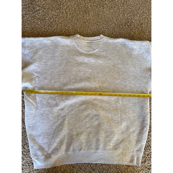 Vintage ‘91 Donnay Tennis New York Heather Gray XL Crewneck Sweatshirt - Picture 6 of 8